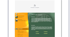 Desktop Screenshot of corerealtypartners.com